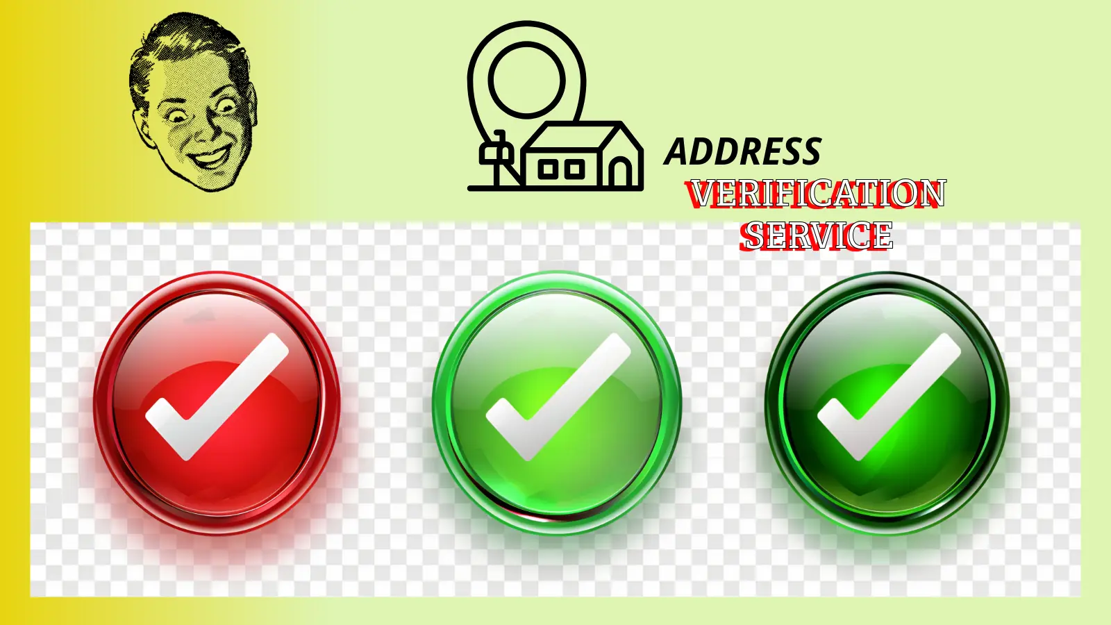 Address verification service by AuthNTick
