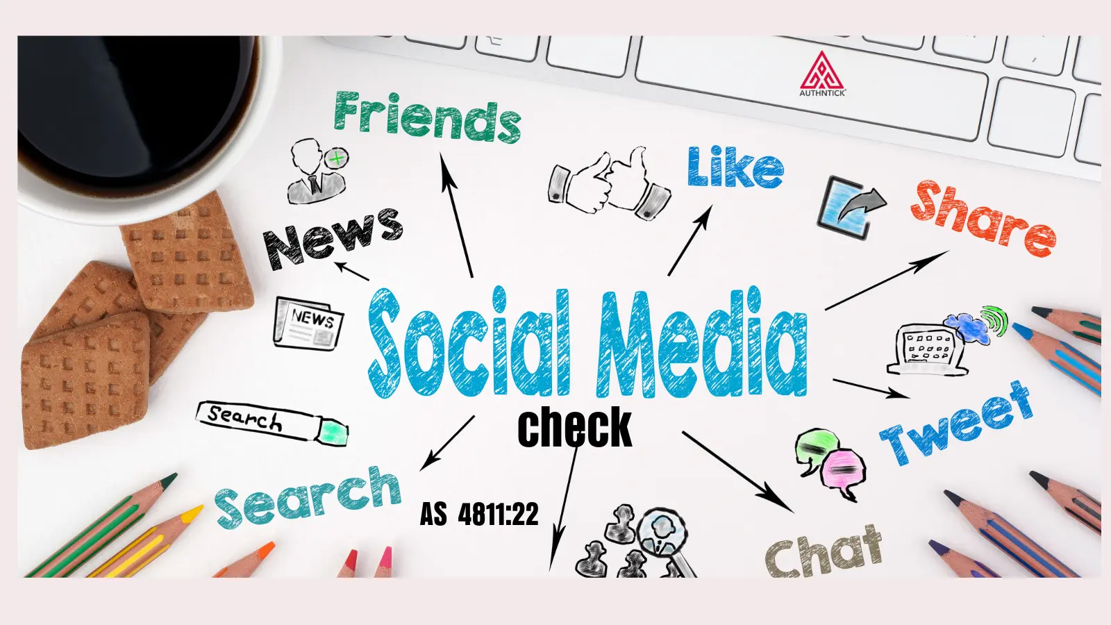 Social media check by AuthNTick